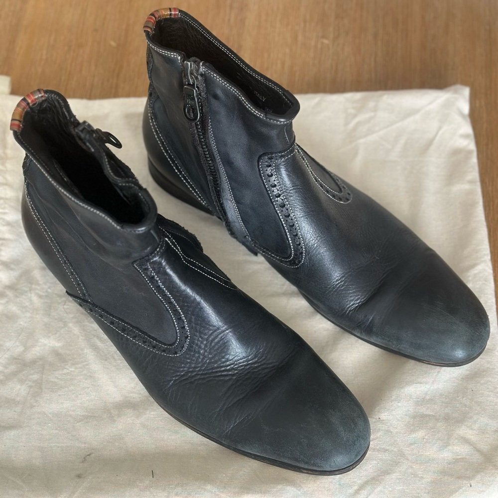 PAUL SMITH BOOTS DIP DYED FOOTWEAR